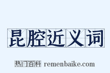 昆腔近义词是什么意思的图片